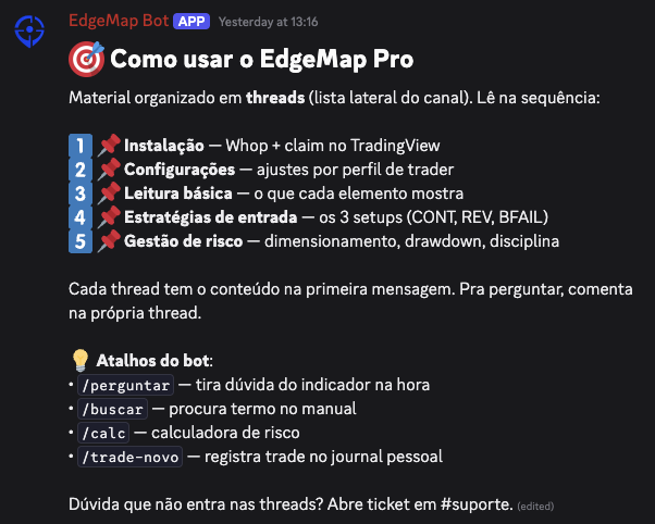 Como usar o EdgeMap
