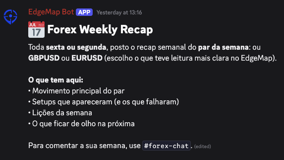 Forex Weekly Recap